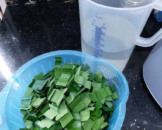 Es Cendol Tepung Beras Pandan Asli - Step 2