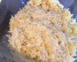 Une image de l'étape 3 de Gratin aux deux pommes de terre,deux fromages et saucisses blanches.