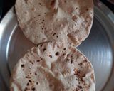 A picture of step 1 of Chapati sandwich.