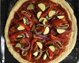 A picture of step 8 of Homemade Braai (BBQ) Pizza.