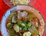 A picture of step 3 of Brussels Sprout and Dill Noodle Soup.