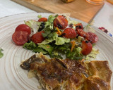 Foto del paso 3 de la receta: Tarta de pollo, bacon y setas 🍄