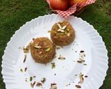 A picture of step 2 of Apple halwa.