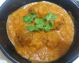 A picture of step 10 of Kofta Curry.