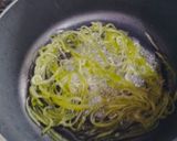 A picture of step 3 of Lauki ka Lachcha in Kewda flavour.