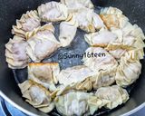 Gambar langkah 3 resipi Kuotie Dumpling.