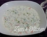 A picture of step 2 of Mixed Veg Raita.
