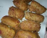 A picture of step 6 of Yam rolls.