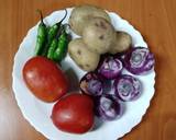 Vegetable cheese omelette 🍞🥚🍅🫑🥔🧅🌶️