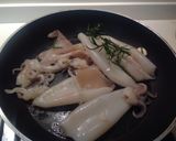 A picture of step 3 of Squid Spaghetti with Zucchini Cream.