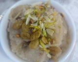 A picture of step 2 of Semolina dry fruit halwa.
