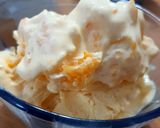 A picture of step 9 of Orange Tang Ice cream.