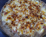 Foto del paso 3 de la receta: Tarta abierta de harina de espelta rellena de jamón y queso