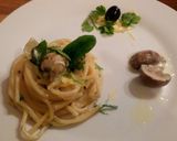 A picture of step 6 of Mascarpone cheese pasta with mushroom and spinach.