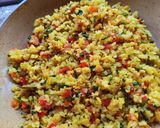 A picture of step 3 of Batata Poha.