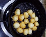 A picture of step 2 of Chocolate Luquaimat Arabic Sweet Dumplings.