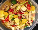 Hình bước làm 7 của món Chân gà ngâm xoài sả quất