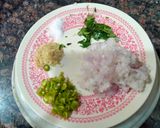 A picture of step 1 of Kerala special tea time snack - Parippu Vada.