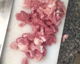 Hình bước làm 2 của món Canh rau muống nấu mọc