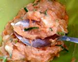 Foto langkah ke 3 dari resep Pangsit goreng isi Ayam.