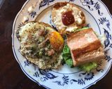 A picture of step 4 of California Farm Egg & Salmon Mc Muffin.