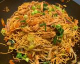 A picture of step 5 of Chicken Chow Mein with Whole wheat noodles 🍜 🥢.