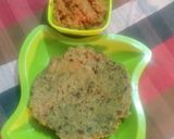 बाजरे पालक का पराठा (Bajre palak ka paratha recipe in hindi) रेसिपी चरण 3 फोटो