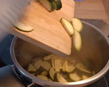 Foto del paso 1 de la receta: Crema de guisantes y calabaza