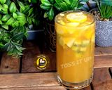 A picture of step 3 of Spanish Virgin Fruit Sangria Mocktail Non Alcoholic.