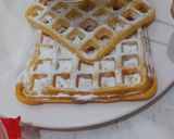 Foto langkah ke 6 dari resep Waffle Merah Putih.