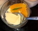 Foto del paso 7 de la receta: Postre ligero de crema y jugo de naranja 🍊
