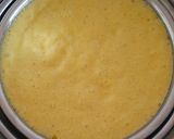 A picture of step 3 of Khaman dhokla.