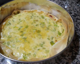 Foto del paso 4 de la receta: Quiche de puerros, calabacín y pollo