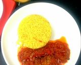 A picture of step 3 of Curried Rice.