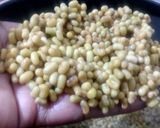 A picture of step 1 of Moth Dal Chaat.
