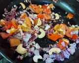 A picture of step 2 of Paneer Changezi.