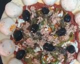 صورة لخطوة 7 من وصفة بيتزا 🍅🍕🧀🌶🍕🧀🌶🍕