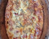 Foto del paso 3 de la receta: Clafoutis salado y saludable 🇫🇷 tomate cherry y queso 🍅 🧀