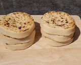 A picture of step 1 of French Toasted Crumpets.