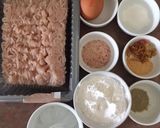 Foto langkah ke 1 dari resep Bakso Ayam Tanpa Food Tanpa Processor, chopper atau Blender (pakai daging giling).