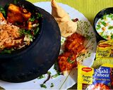 A picture of step 5 of Matka Biryani With Grilled Paneer Tikka.