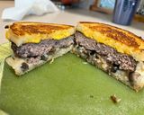 A picture of step 7 of American Diner Patty Melts.