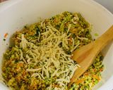 Foto del paso 2 de la receta: Hamburguesas de Romanesco al Horno Saludable 😋 Con Shiitake 🍄 en Salsa de Queso Ricota!