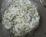 A picture of step 2 of Cucumber dip.