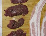 Baconba 🥓 Tekert 🌀 Csirkemáj 🐔💥 recept fázis 1 fotója