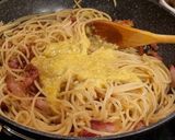 A picture of step 5 of Carbonara 2.