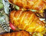 A picture of step 6 of Croissant Sandwiches 🥐 🥐.