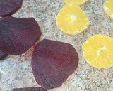 Une image de l'étape 1 de Salade betterave / orange 🍊 / carotte 🥕 / dattes / miel naturel 🍯.