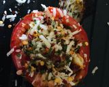 A picture of step 7 of Stuffed Baked Tomatoes.