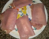 Foto del paso 2 de la receta: Milanesas de pechuga rellenas con jamón y queso